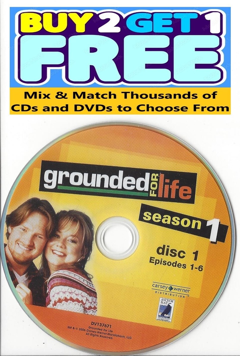 Grounded For Life (DVD) First Season 1 Disc 1 Replacement