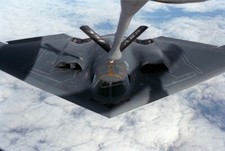 US AIR FORCE USAF B-2 Bomber KC-135R Stratotanker 8X12 PHOTOGRAPH