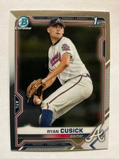 2021 Bowman Chrome Draft RYAN CUSICK 1st Bowman RC Philadelphia PHILLIES #BDC-27