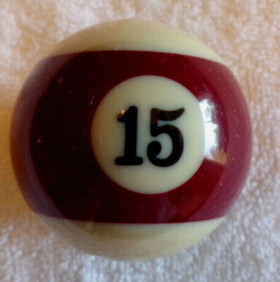 PARNELLI JONES #15 FIFTEEN POOL/BILLIARD BALL SHIFT KNOB 2 1/4''CUSTOM 4-5 SPEED