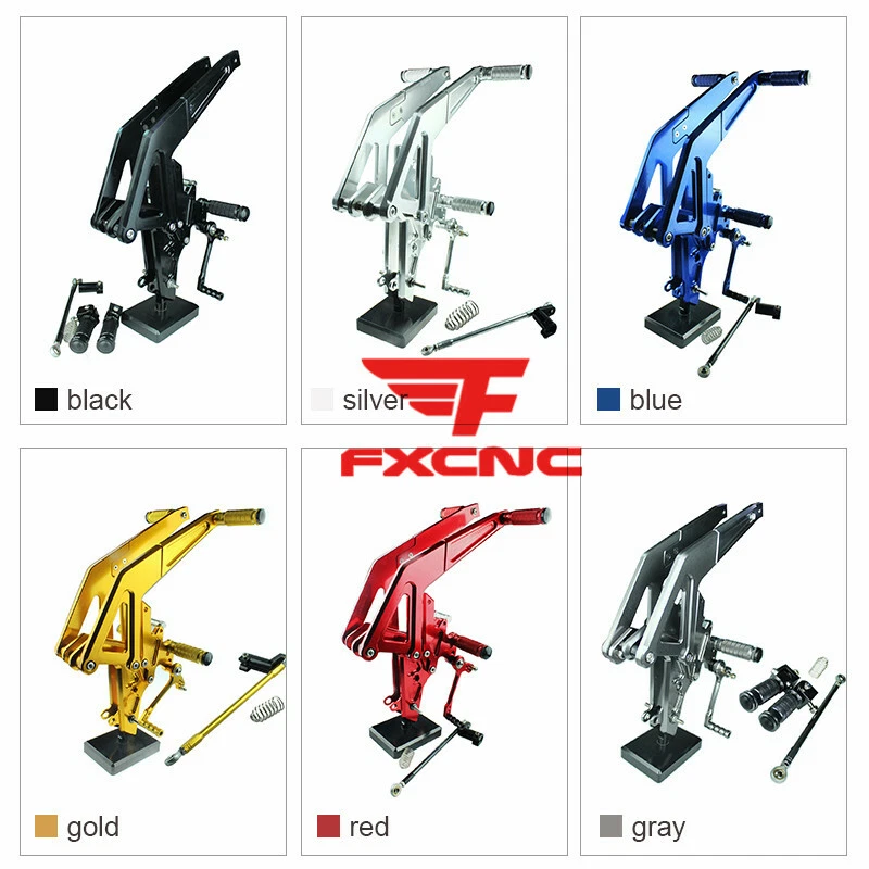 Para Kawasaki Ninja 650R ER-6f ER-6n 2012-2014 CNC Reposapiés Pedal Foto 2 de 4