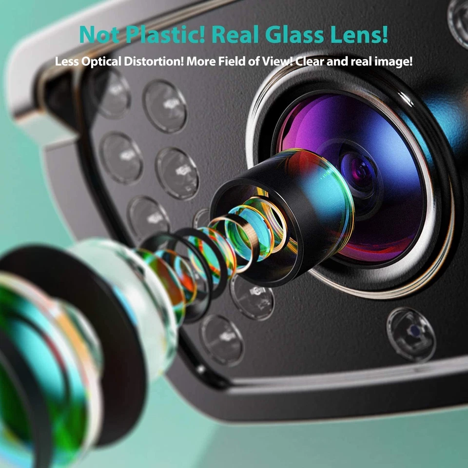 7'' Monitor Wireless Car Rear View Backup Camera Reverse Waterproof Nite Vision - Image 3 of 4