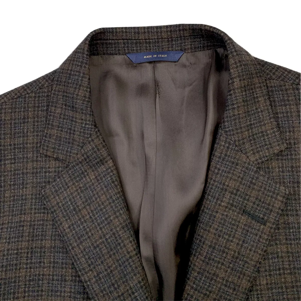 R Brooks Brothers  Fitzgerald X Saxxon Brown Mini Plaid