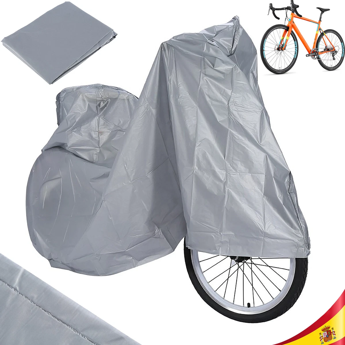 Funda para Bicicleta BICI 100 IMPERMEABLE 200x100 210x120 Protectora Cubre Moto