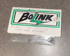 1/12th VINTAGE BOLINK "C" Clips Front Wheel Retainers BL-5221 NIP