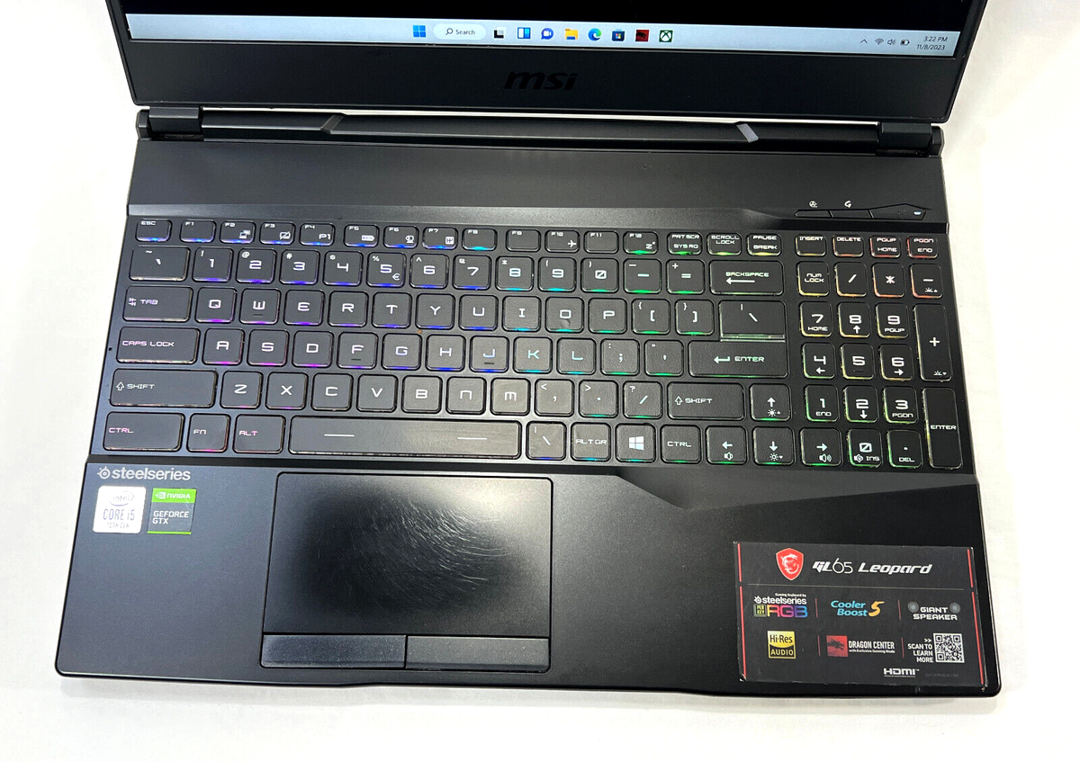 MSI GL65 Leopard 10SCXK 15.6 MSI GL65 Leopard 10SCXK 15.6