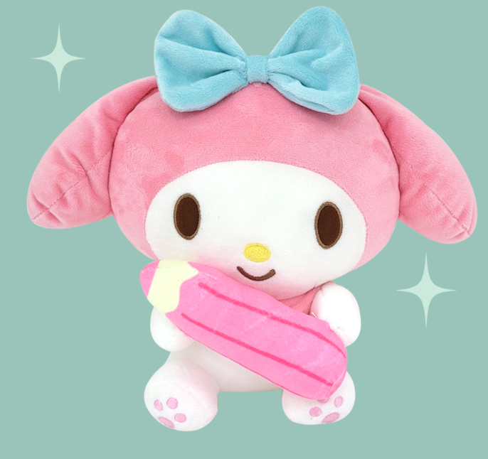 Sanrio Characters Official Plush Doll Series : My Melody Study