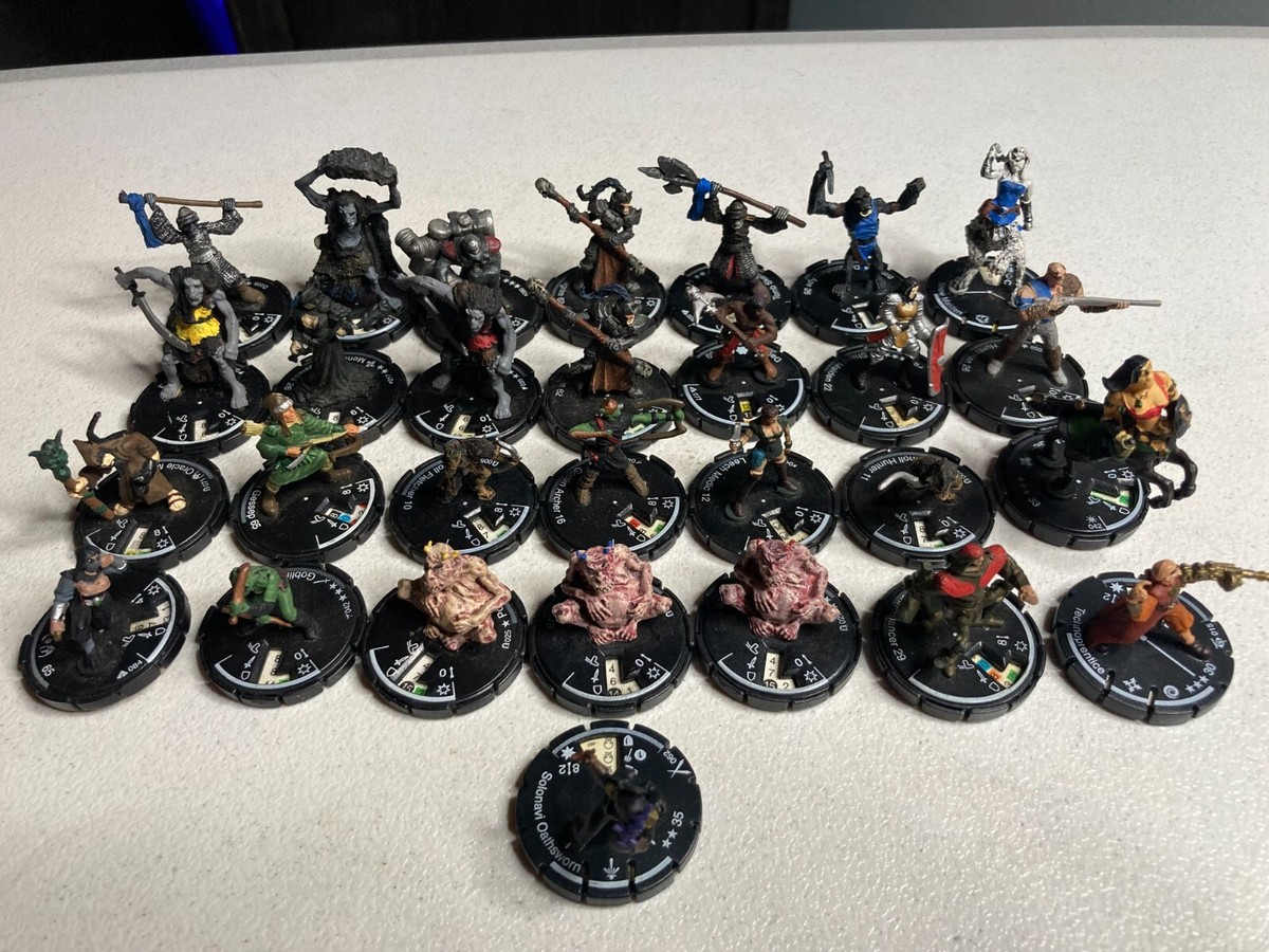 Mage Knights Miniature Lot of 29 MKR Wizkids RPG Solonavi