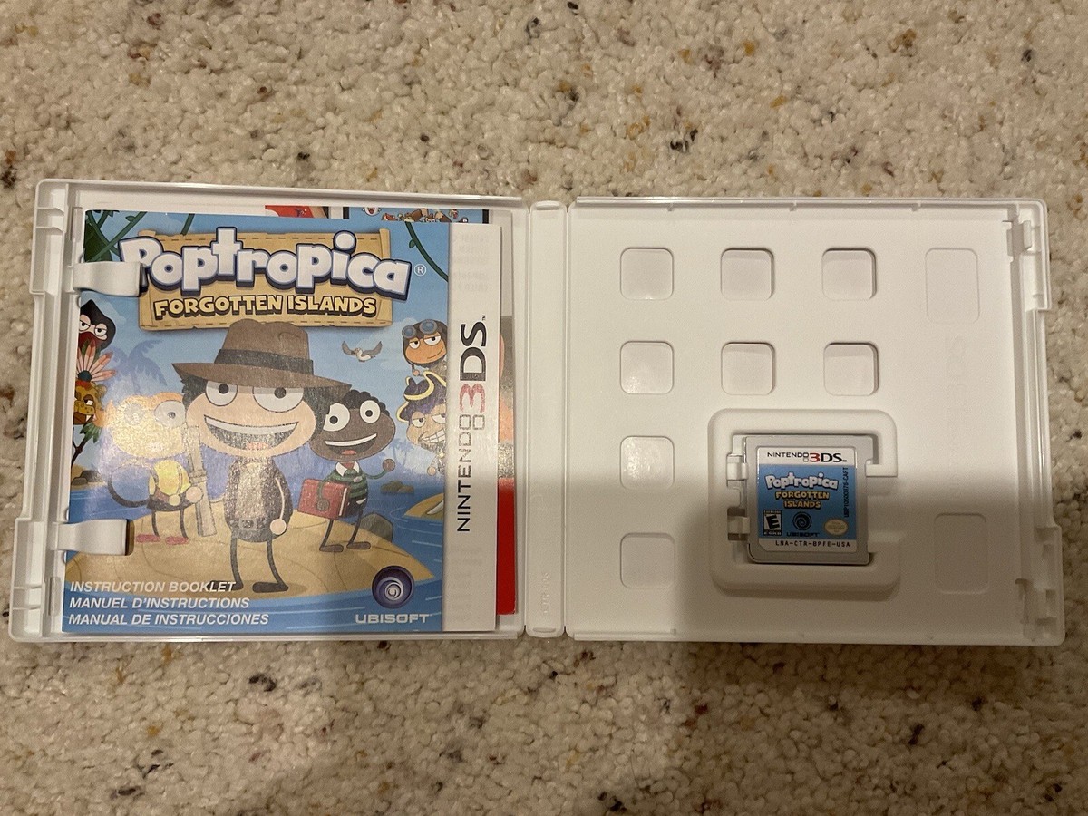 Poptropica Forgotten Islands (Nintendo 3DS 2DS XL) Complete Tested