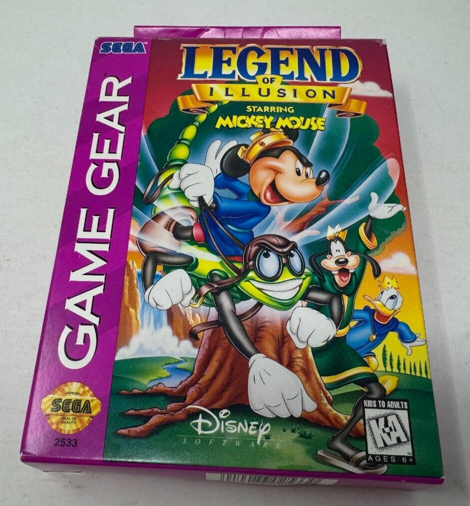 SEGA - LEGEND OF ILLUSION /ミッキーマウス　伝説の王国 GG 002 Legend of Illusion starring Mickey Mouse for Game Gear