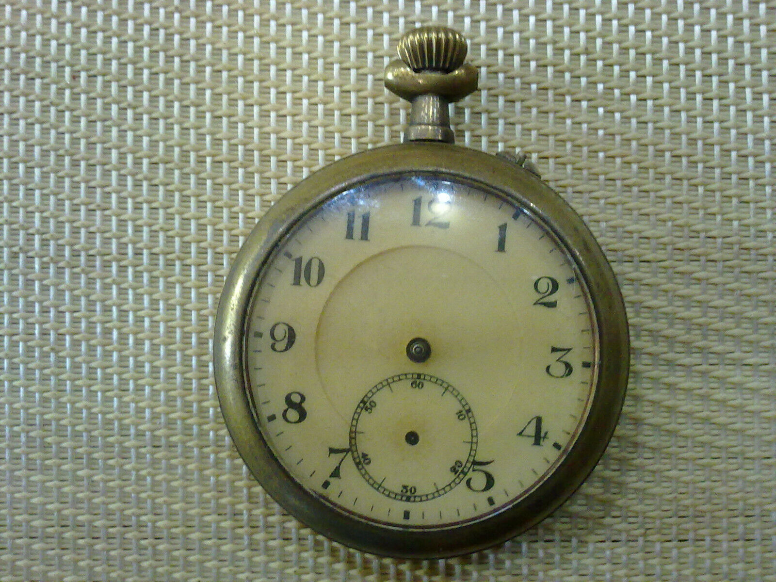 Antique Silver Pocket Watch with Chain-image