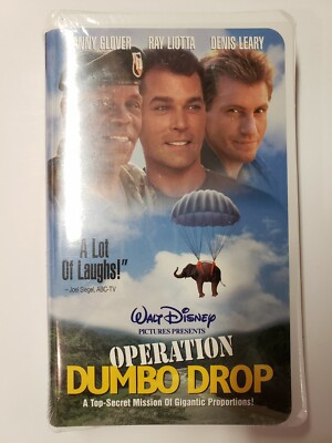 Operation Dumbo Drop VHS Tape Brand New Factory Sealed Rated PG 108 minutes