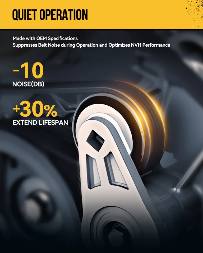 Drive Belt Tensioner w/Pulley for 2015 Chevrolet Malibu 15-2022 Colorado 39350 — 第 4/4 张图片