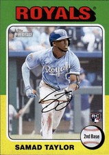 2024 Topps Heritage Samad Taylor #317 Kansas City Royals 3D