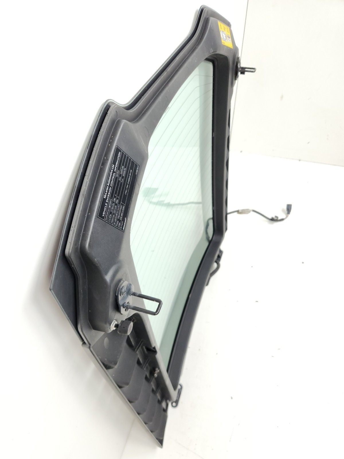 2012-2014 MCLAREN MP4-12C COUPE REAR ENGINE COVER GLASS BONNET OEM 11P0130CP