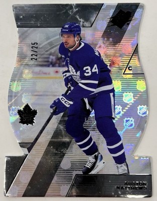 Auston Matthews 2023-24 Upper Deck SPx Hockey NHL Shield Die-Cut #100 SP 22/25