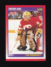 1991-92 Score Trevor Kidd Rookie #271 Calgary Flames