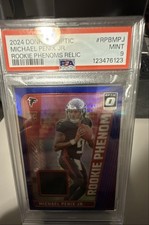 2024 Donruss Optic -Phenom Michael Penix Jr. #RPB-MPJ Blue Hyper Prizm (MEM, RC)