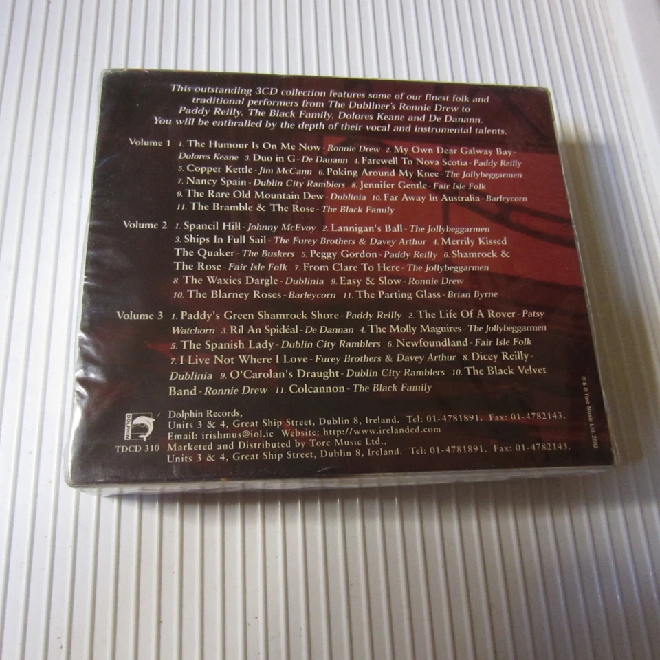 БОЛЬШАЯ ИРЛАНДСКАЯ НАРОДНАЯ КОЛЛЕКЦИЯ 3XCD КОРОБКА СОВЕРШЕННО НОВАЯ ЗАПЕЧАТАННАЯ ТРУДНО НАЙТИ - Изображение 2 из 2