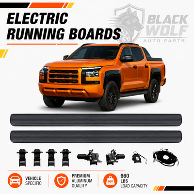 Deployable Electric Running Board Side Step Fits For Mitsubishi Triton 2023-2026