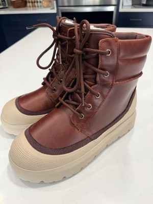 UGG Men s Neumel High Weather Hybrid Boots Cordovan Size 8 MSRP $220