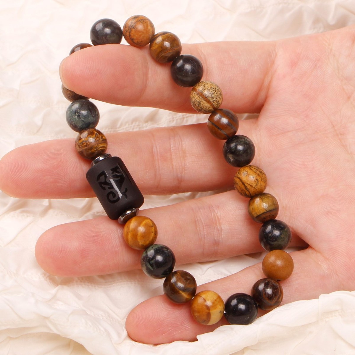 Capricorn Zodiac Bracelet for Women Gemstone Beads Constellation