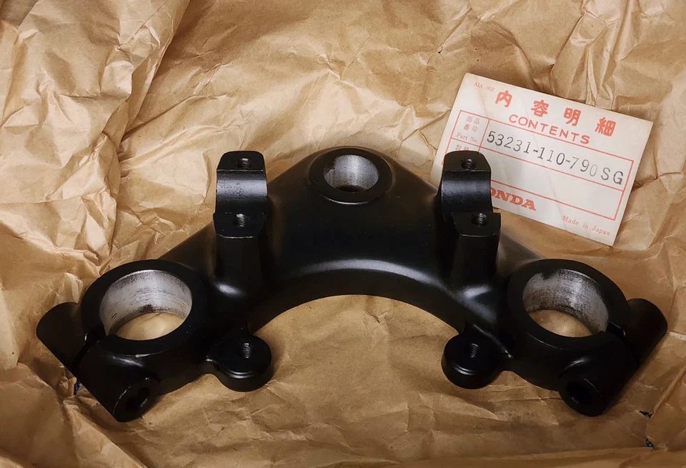 NOS 1970-1973 Honda SL100 - Bridge Fork, Top (Honda Part #53231-110-790 SG) - Image 3 of 4