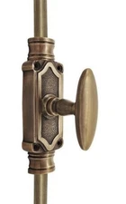 Signature Ironmongery Stepney Door Brass Cremone Bolt 9 feet Antique Brass Lacqu