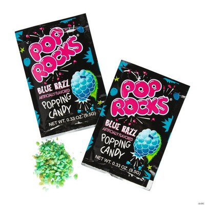 7 oz. Pop Rocks Blue Raspberry Popping Candy Packs - 24 Pc 13822888