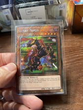 Yugioh Strike Ninja RA03-EN131 Platinum Secret Rare 1st Edition Near Mint