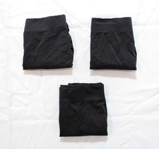 Vanity Fair Women's 3-Pack Beyond Comfort Seamless Brief ZG3 Black Size XL NWT