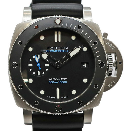 PANERAI Submersible 42Mm PAM00683 Black Automatic Men's Used W...