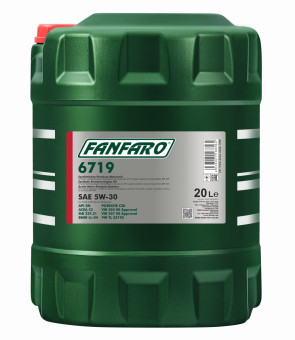 20 Liter FANFARO 6719 Premium-Synthese-Motorenöl 5W-30 API SN Motoröl 