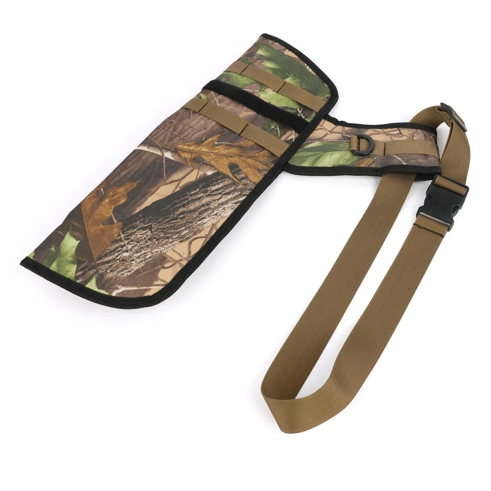 Archery Arrow Quiver Leather Bag Holder Hip Waist Recurve Bow Longbow Hunting - Image 4 of 4