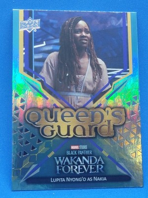 LUPITA NYONG'O AS NAKIA 2024 UD Marvel Wakanda Forever Queen s Guard QG-8 n^3