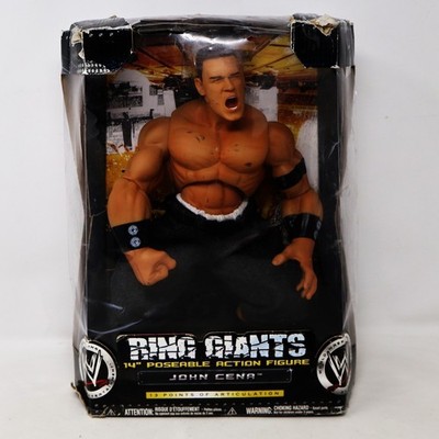 2006 JAKKS WWE Ring Giants John Cena 14'' Poseable Action Figure Boxed Opened