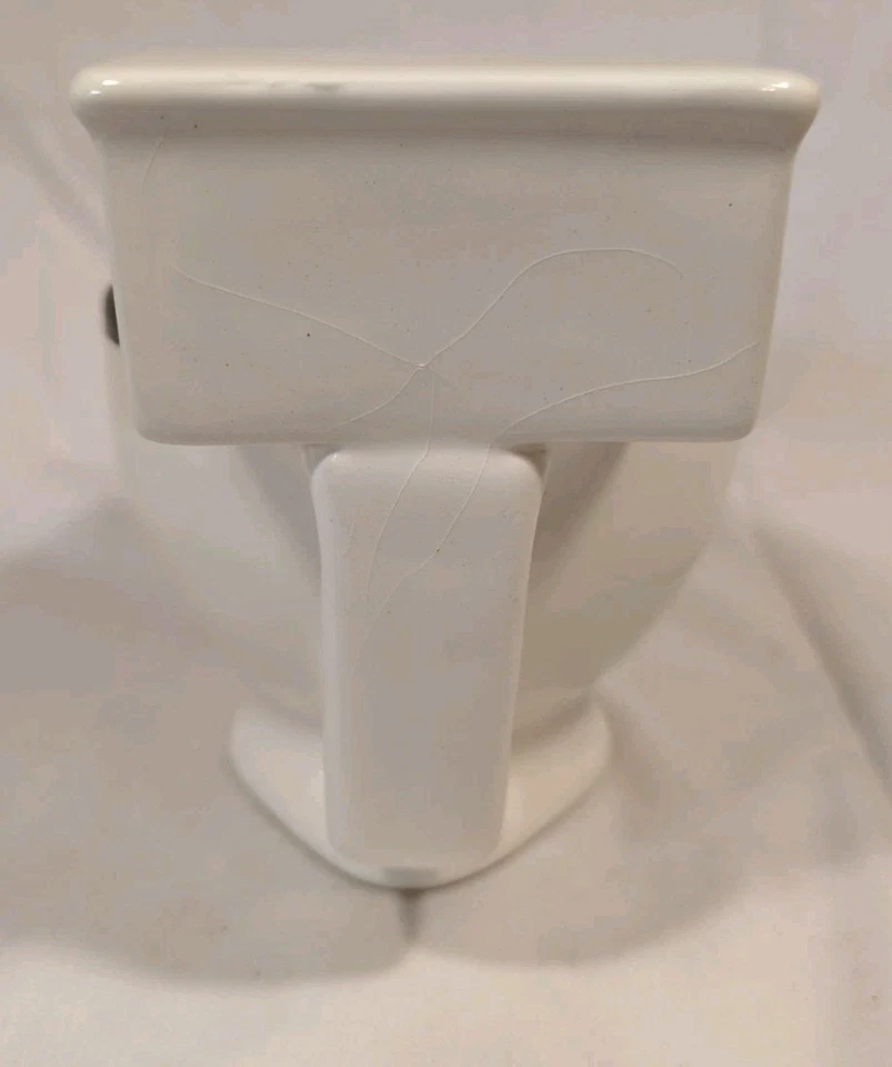 Big Mouth Ceramic Toilet Bowl Coffee / Tea Mug Gag Gift Toilet Shaped Mug - Image 4 of 4