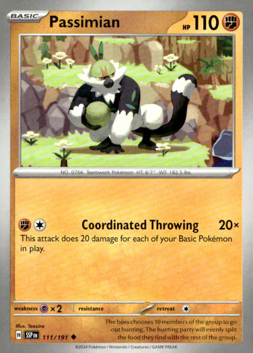 Passimian Uncommon SV08: Surging Sparks 111/191 NM