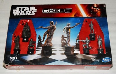 Star Wars: The Force Awakens Chess Set -  Disney Hasbro 2014 Complete