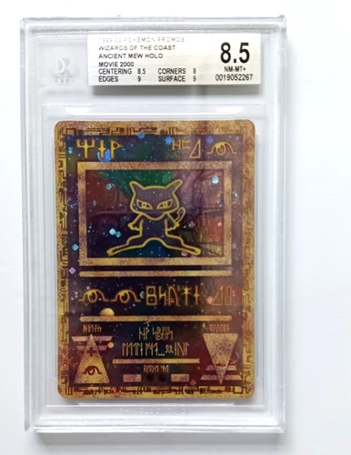 1999 Pokémon Promos Rare Holo Card Ancient Mew Graded BGS 8.5 Near Mint Mint