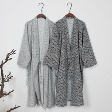2020 Fashion Bathrobe Casual Cotton Kimono Sleepwear Yukata Lounge Wear