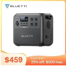 BLUETTI Solar Portable Power Station AC180 1152Wh/1800W for Outdoor/Camping/RV