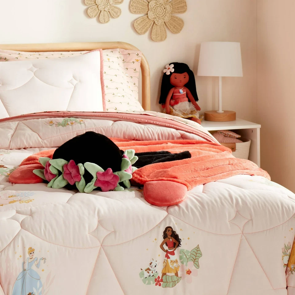 Manta con capucha súper suave para niños Pillowfort Disney Princesa Moana 40" x 50" Foto 2 de 4