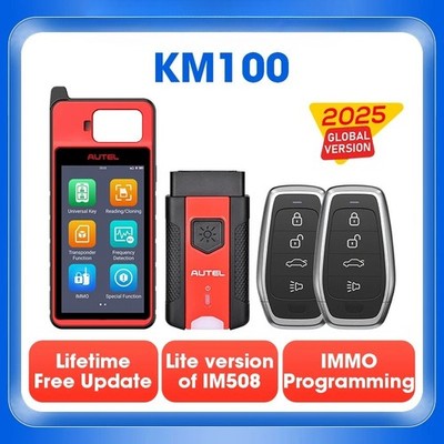 KM100 Key Fob Programming Immobilizer Tool 2PCS IKEY 60s Key Generation IMMO Key