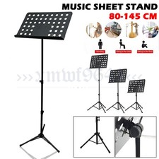 Adjustable Music Stage Stand Metal Heavy Duty Music Sheet Conductor Folding  AU