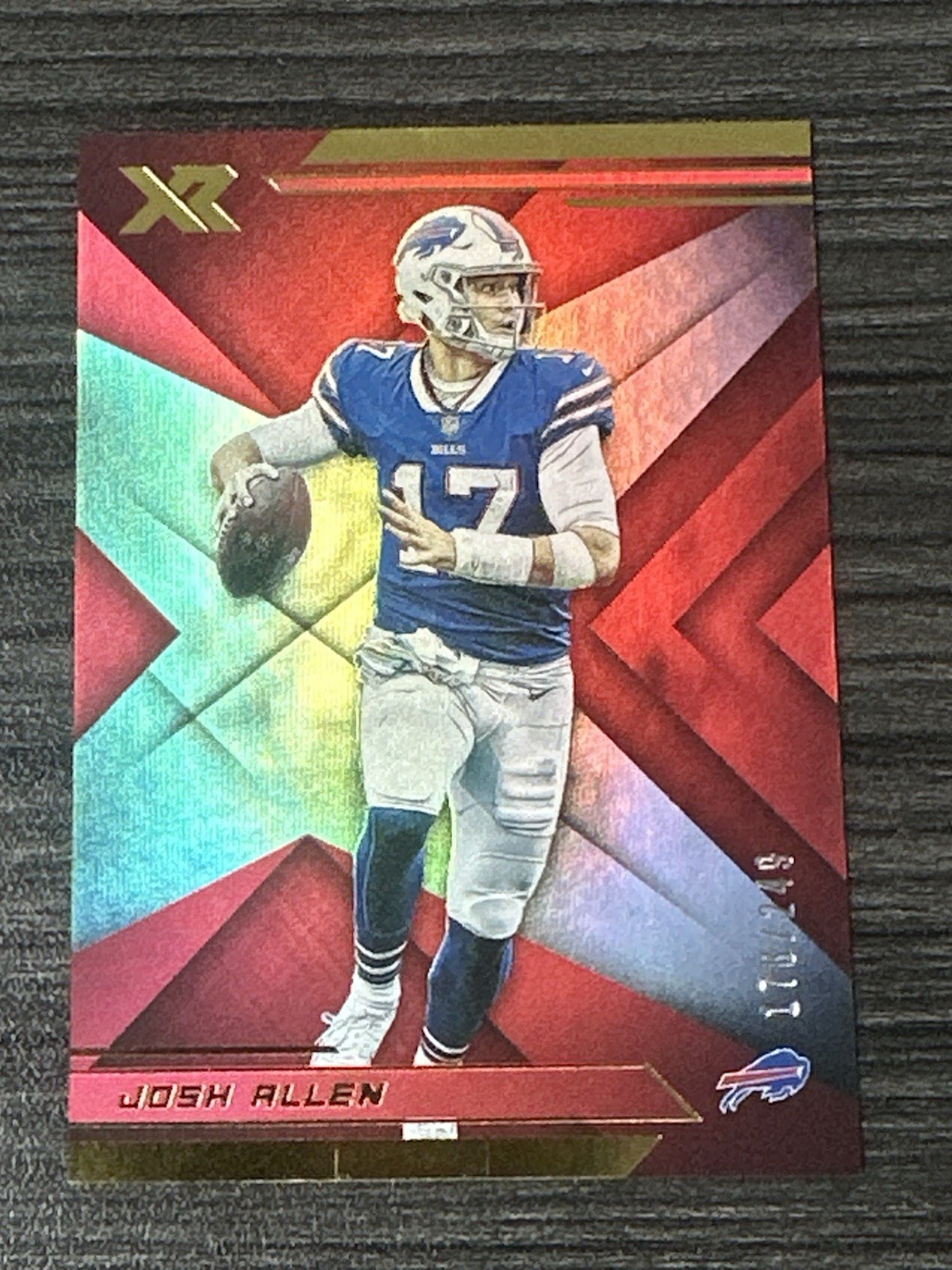 Josh Allen 2019 Panini XR Red Parallel 218/249 #57 Bills