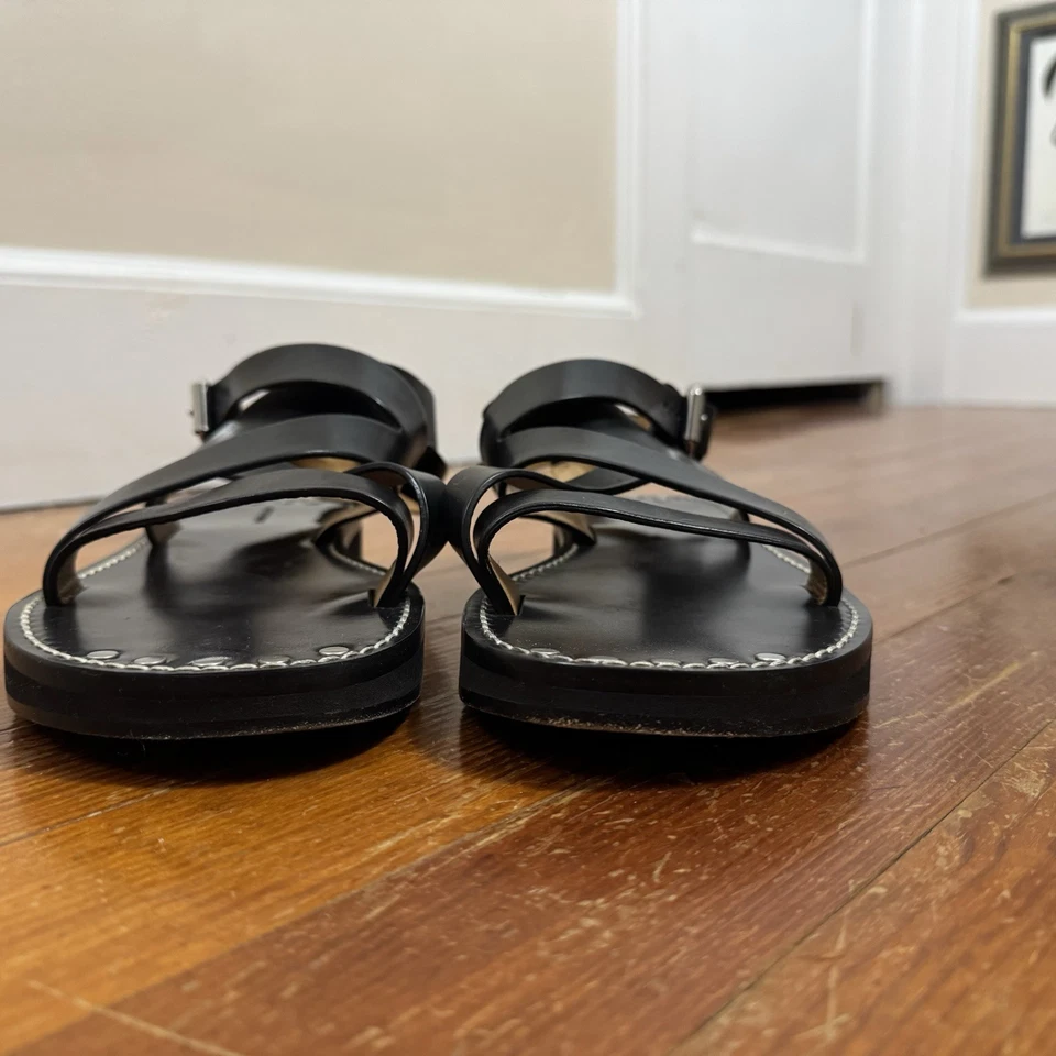 Isabel Marant Noelly city strappy sandal black leather sz 40 originally $595 - Image 3 of 4