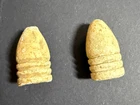 Civil War 3 ring bullets from Manassas Virginia area. Lot of 2.