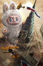 FAME KASING LUNG 1 GREG HORN LABUBU EXCLUISVE NYCC VIRGIN VARIANT NM 2025