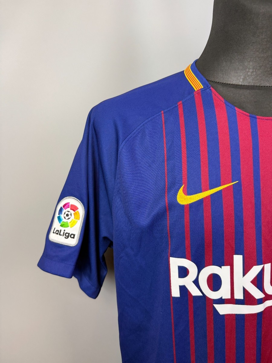 BARCELONA 2017 2018 DEMBELE HOME SHIRT FOOTBALL SOCCER JERSEY NIKE